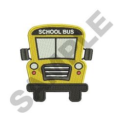 School Bus Letter G Embroidery Design by Starbird Inc.