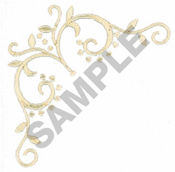 CORNER EMBLEM Embroidery Design | AnnTheGran.com