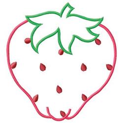 Strawberry Applique Embroidery Design