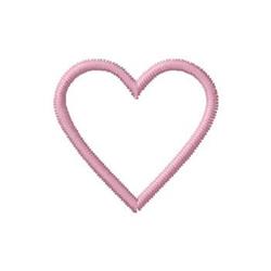 Free Heart Outline Embroidery Design
