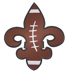 Caroline's Treasures 8205FC Tiger Football Fleur de lis