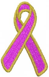 Brown Ribbon Embroidery Design