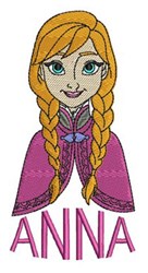 Princess Anna Embroidery Design | AnnTheGran.com