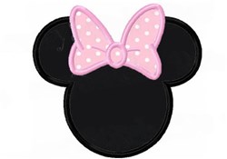 Minnie Mouse Applique Embroidery Design | AnnTheGran.com