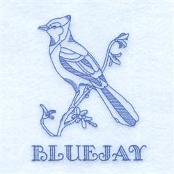 Blue Jay Outline Embroidery Design by Starbird Inc.