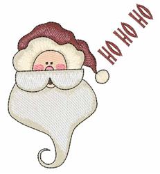 Christmas Santa Ho Ho Ho Machine Embroidery Design