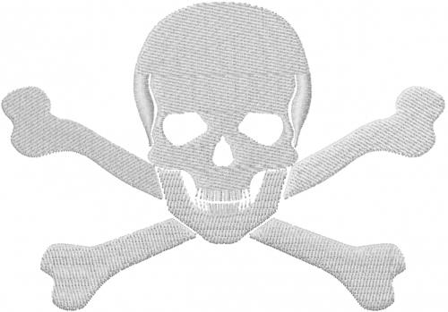 Skull & Crossbones Embroidery Design