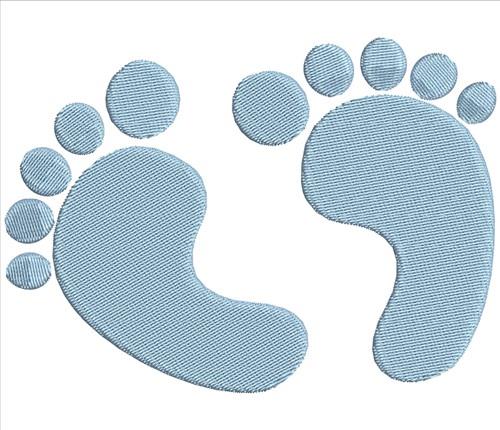 baby footprints outline