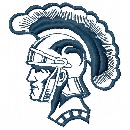 Free Spartan Helmet Embroidery Design | AnnTheGran