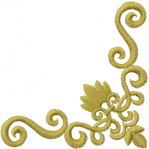 Download Free Swirl Corner Embroidery Design Annthegran Com