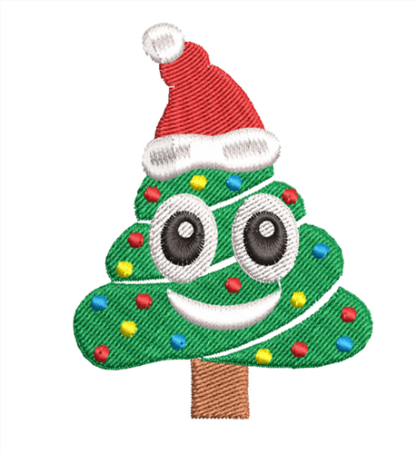 christmas tree poop emoji