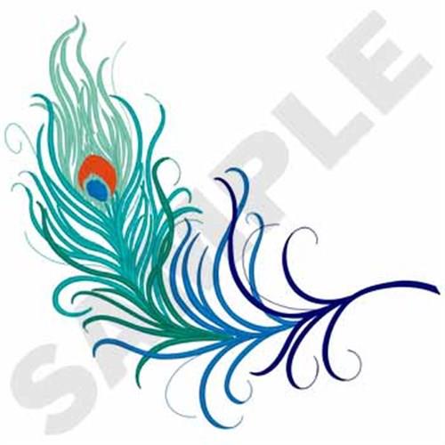 Peacock Feather Machine Embroidery Design | Cre8iveSkill