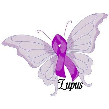 lupus ribbon and butterfly