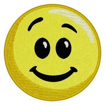 2 Designs 4 Sizes Mini Smiley Instant Download Smiley Embroidery Design 