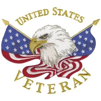United States Veteran Embroidery Design