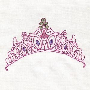 tiara or crown outlines