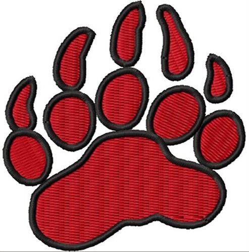 red panther paw
