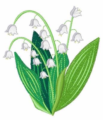 Lily of the Valley Embroidery PDF Pattern and Guidance 