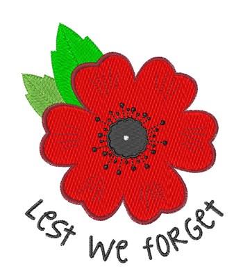 Remembrance day card lest we forget Royalty Free Vector