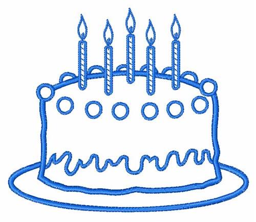 Download Birthday Cake Outline - Birthday Cake Drawing Png PNG Image with  No Background - PNGkey.com