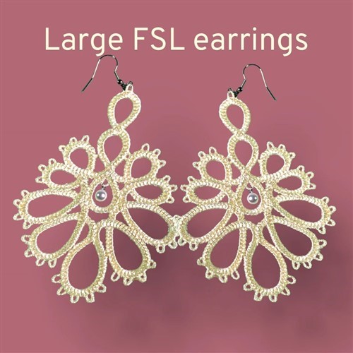 FSL St Patrick's Day Earrings BUNDLE SET- In the Hoop Freestanding Lace  Earrings