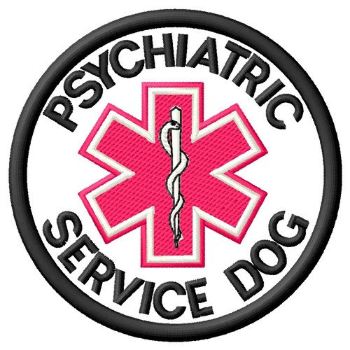 psychiatric service dog patch