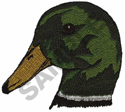 MALLARD DUCK HEAD Embroidery Design | AnnTheGran