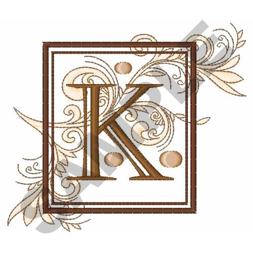 the letter k fancy