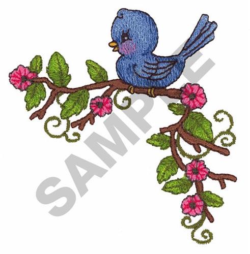 bird on branch design
