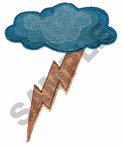 Lightning Bolt Embroidery Design