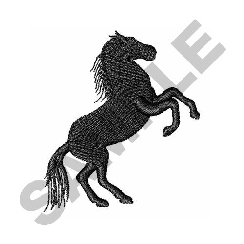 8x10 Horse Embroidery Design Farming Embroidery Design Draft Horse DST Embroidery Design Digital