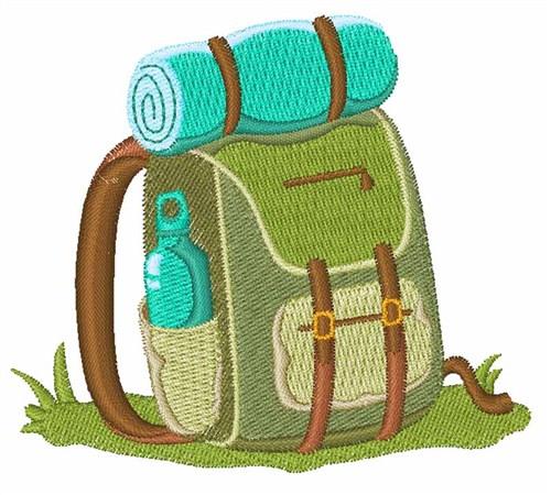 Hiking Backpack Embroidery Design | AnnTheGran.com display picture 2