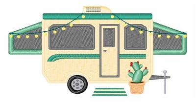 pop up camper clipart