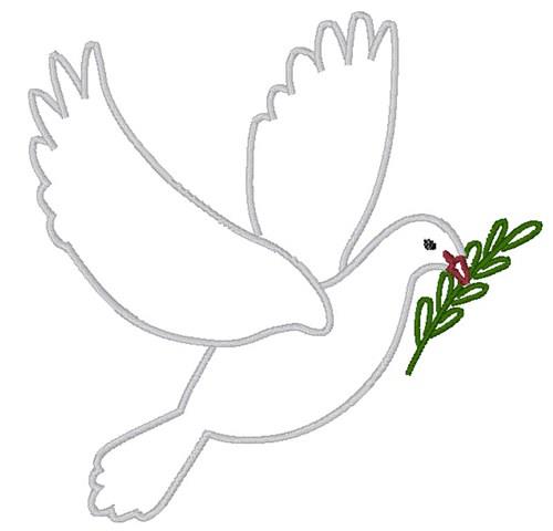 peace dove outline