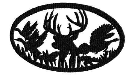 Hunting Scene Embroidery Design | AnnTheGran