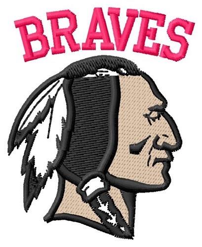 Atlanta Braves Logo Embroidery Design - Emblanka