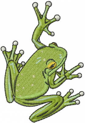Download Tree Frog Embroidery Design Annthegran Com