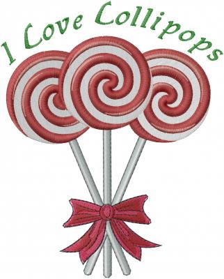 Lollipop Applique Design. Lollipop Embroidery Design. Lollipop 