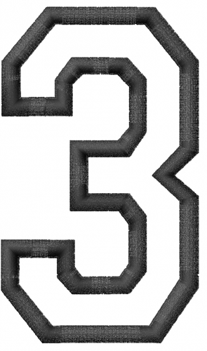 athletic number font