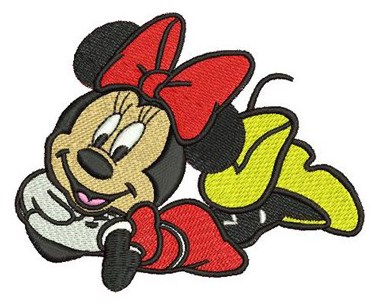 Minnie Mouse Embroidered Patch