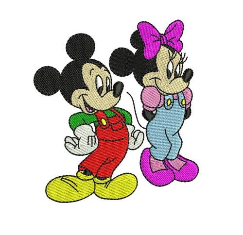 Minnie Mouse Peace Out Embroidery Design