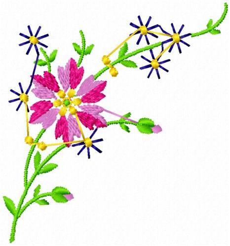 Wildflowers Embroidery Design