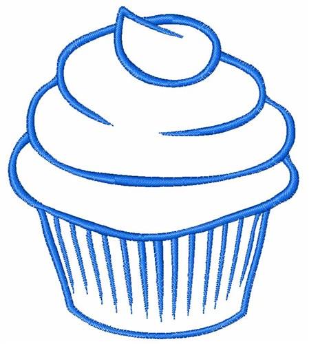 cupcake icon of brown outline for illustration Stock Vector Image & Art -  Alamy