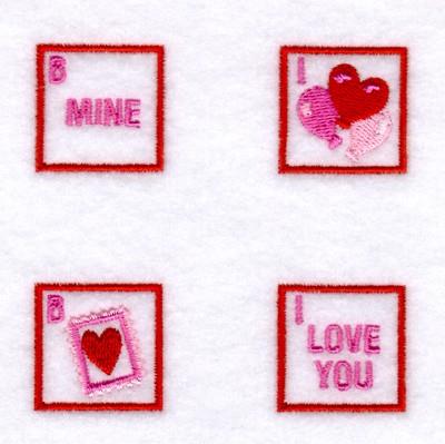 Heart Bingo Markers Embroidery Design