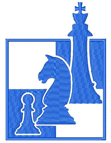 Chess Rook Embroidery Design