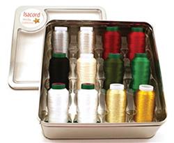 Stack 2 Go Thread Storage Box - Holiday, 24 spools