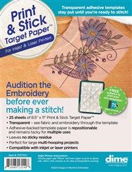 Print & Stick Target Paper | AnnTheGran.com