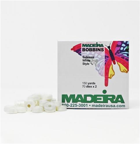 Madeira Magnetic Paper Sided Bobbins Style L Embroidery Bobbins